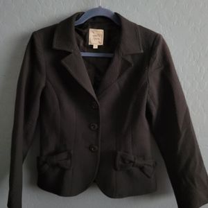 Nanette Lepore Black Feminine Blazer Sz 4
